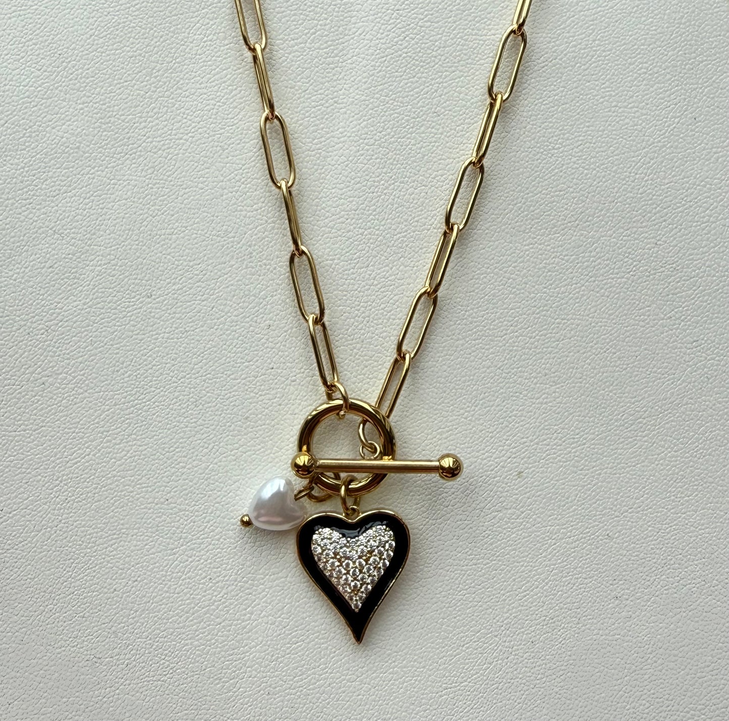 Ketting met hart , sluiting voor