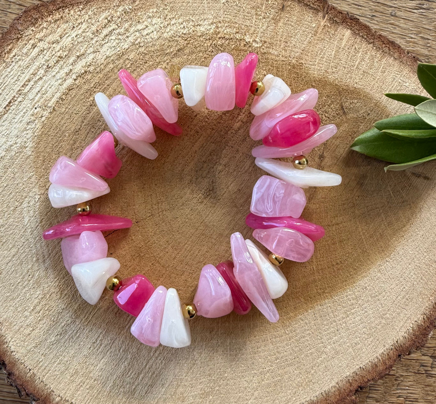 Roze armband