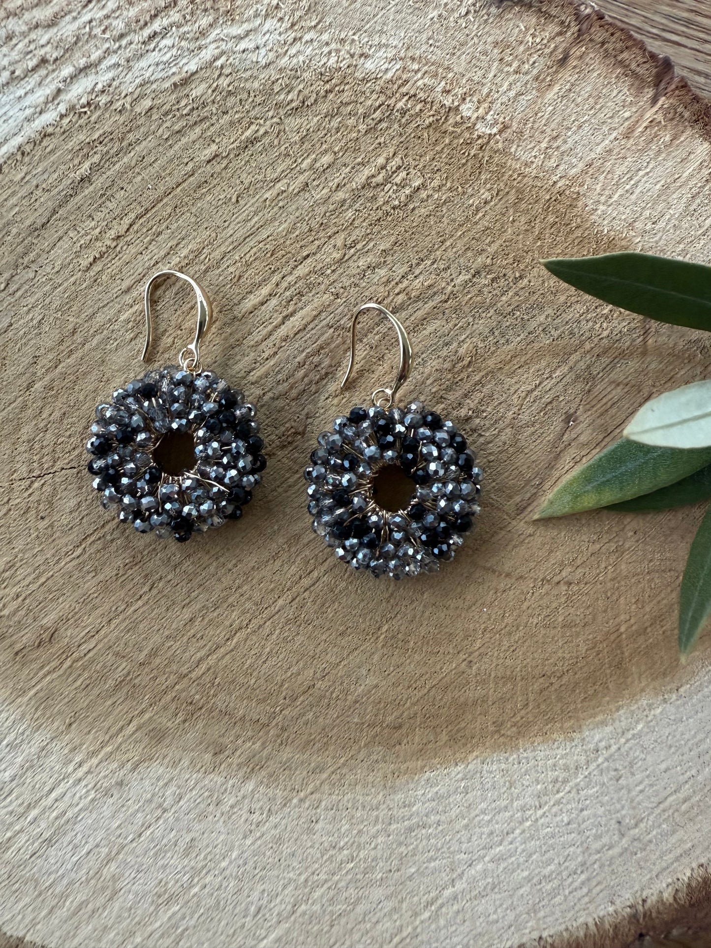 Kleine zwart/grijze kraaltjes