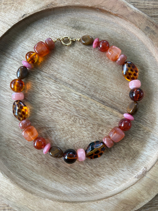 Ketting acrylkralen