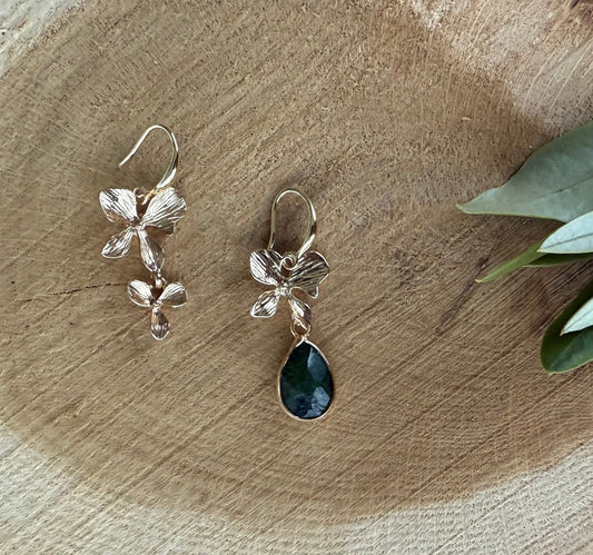 Asymmetrisch met groene natuursteen