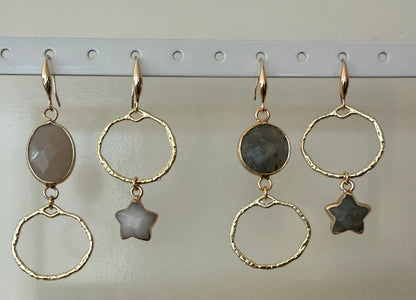 Asymmetrisch licht grijs met ster