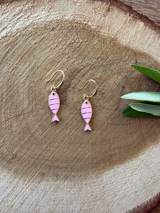 Roze visjes