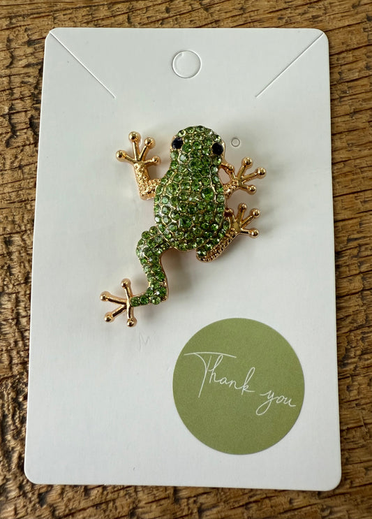 Broche kikker