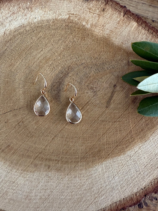 Kleine doorzichtige druppel