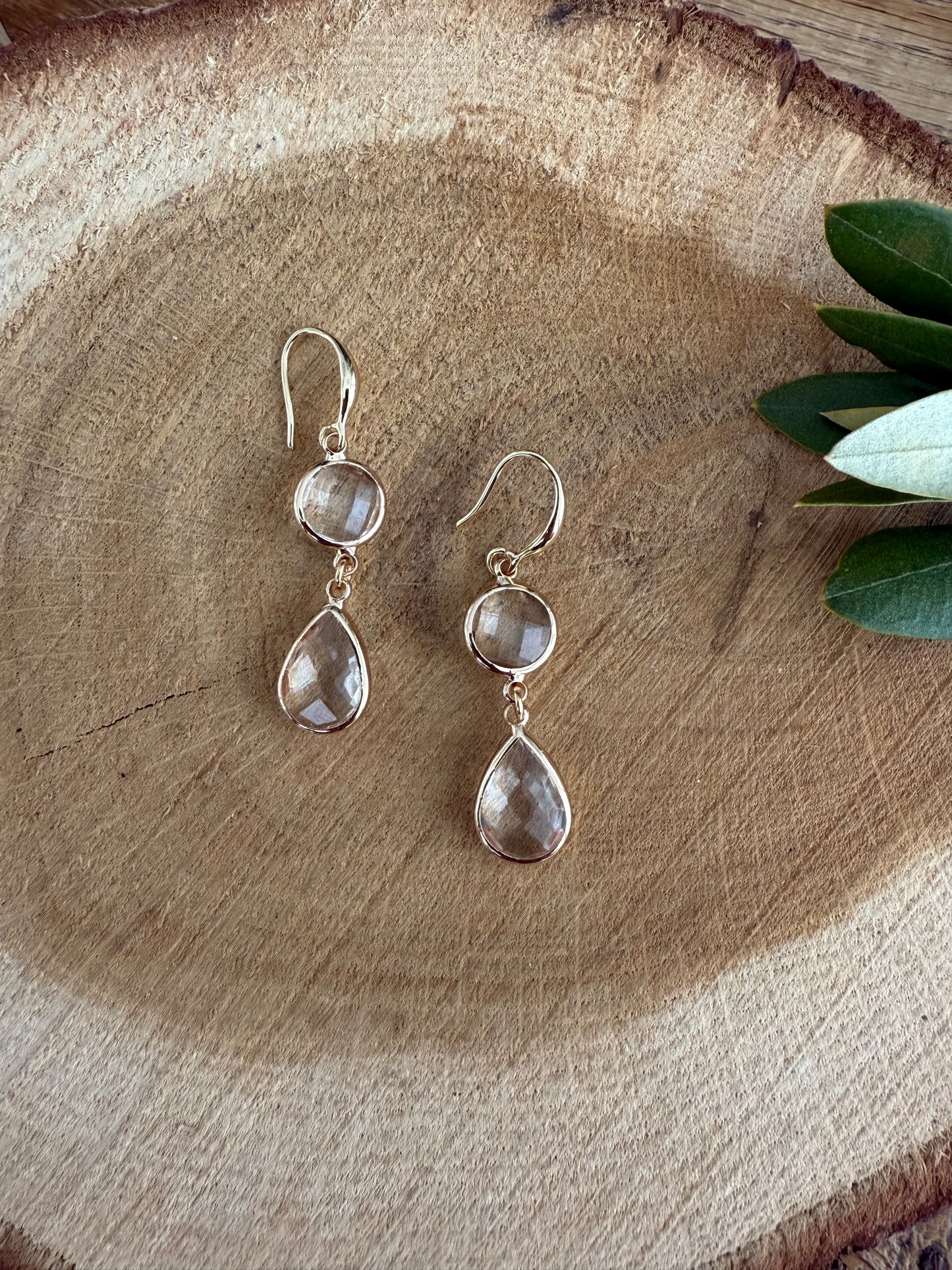 Doorzichtige facetsteentjes