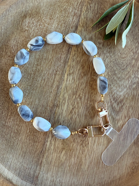 Telefoonkoord lichtgrijs