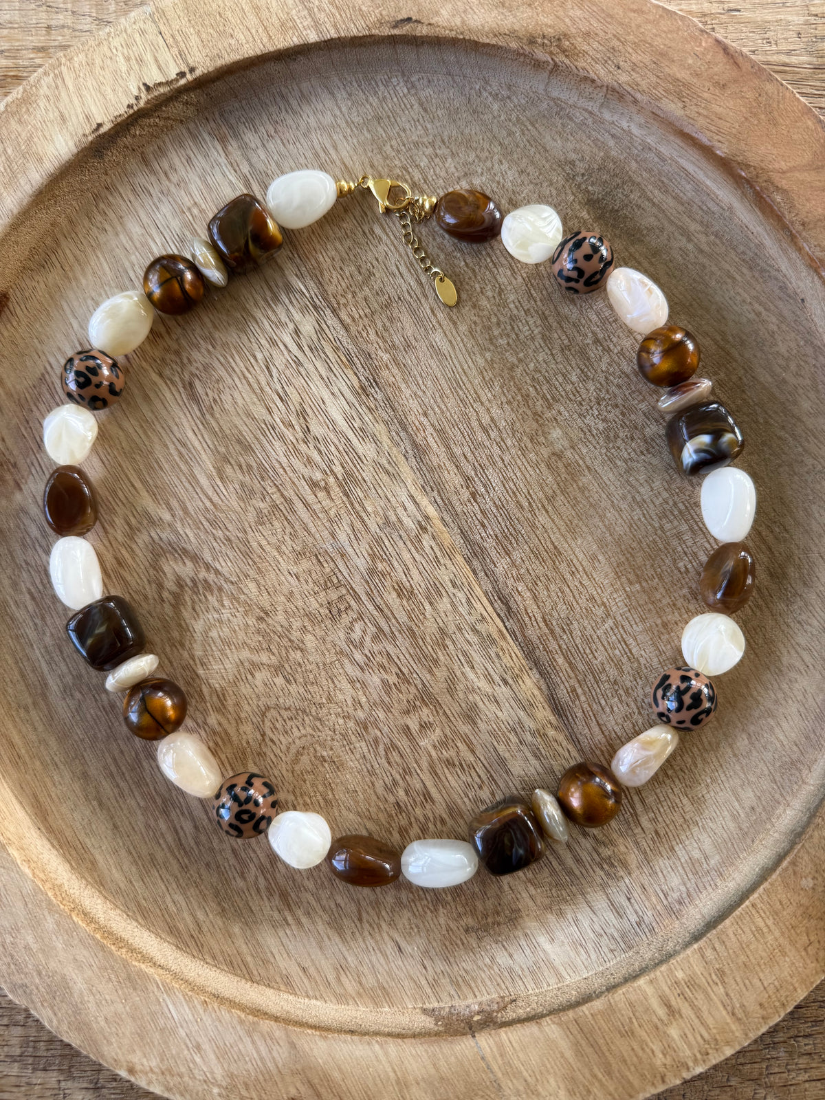 Bruin/Creme combinatie