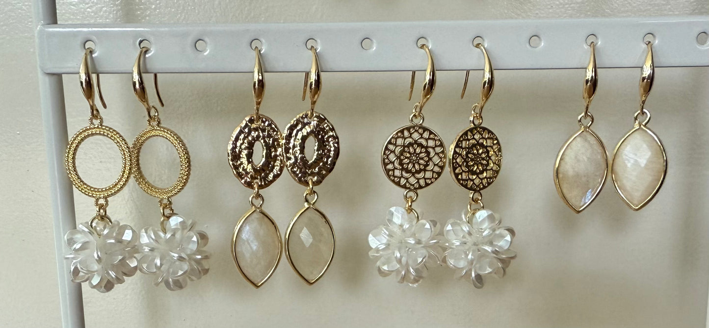 Wit bolletje aan ronde connector