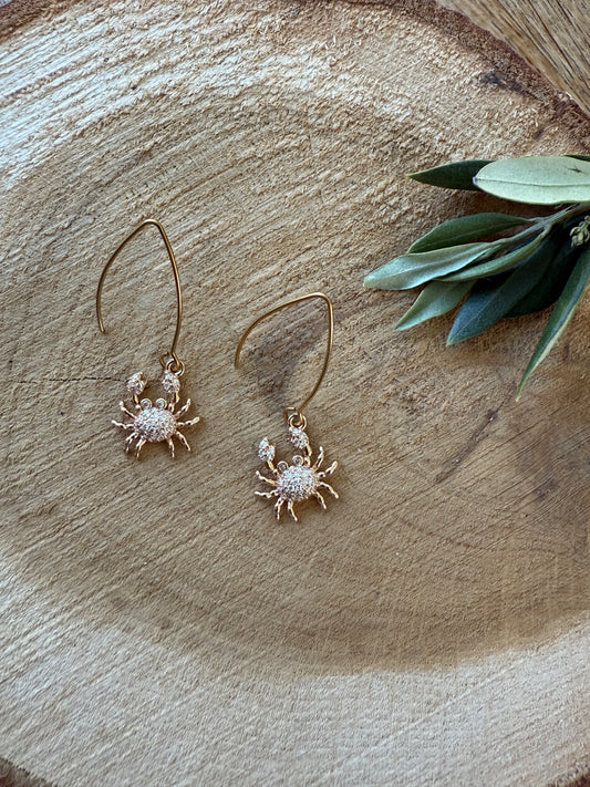 Krab, lange oorbelhaak