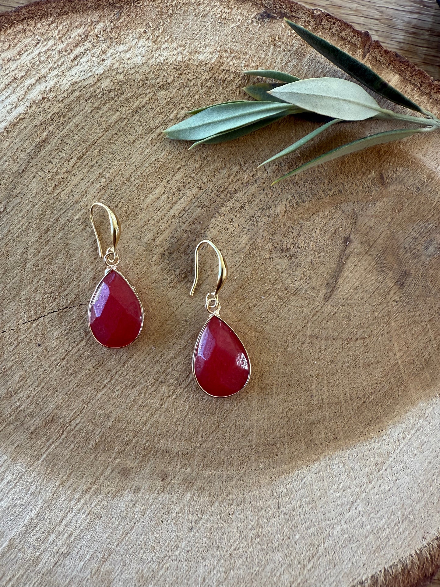 Meloen rode natuursteen