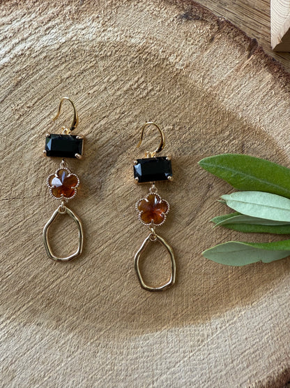 Zwart/bruine combinatie